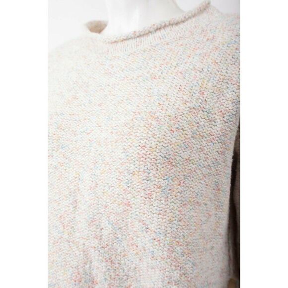 Lou & Grey Womans Sweater Size M Multicolor Pullover Rolled Neck Rainbow - Picture 3 of 6